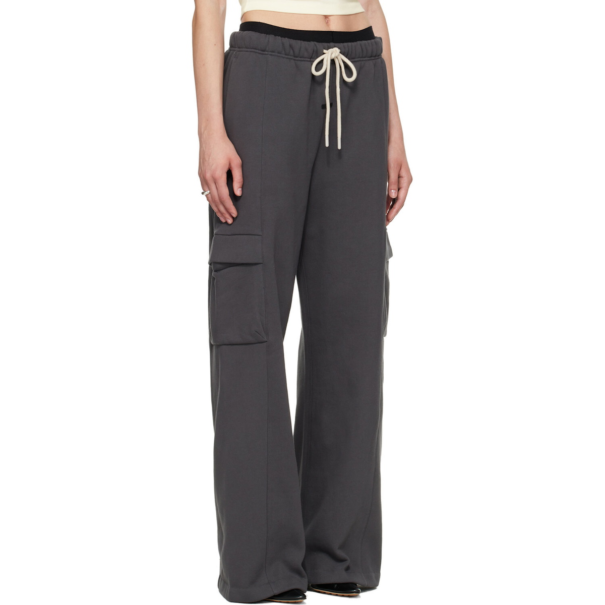 Fear of God ESSENTIALS Gray Cargo Relaxed Sweatpants