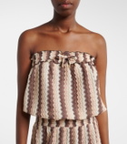 Melissa Odabash Viv striped jumpsuit