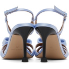 SHUSHU/TONG Blue Bow Detail Heeled Sandals