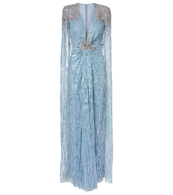 Photo: Jenny Packham Symphony embellished caped gown