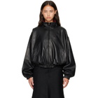 Balenciaga Black Tracksuit Reversible Lambskin Jacket