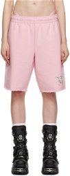 VETEMENTS Pink Magic Unicorn Shorts
