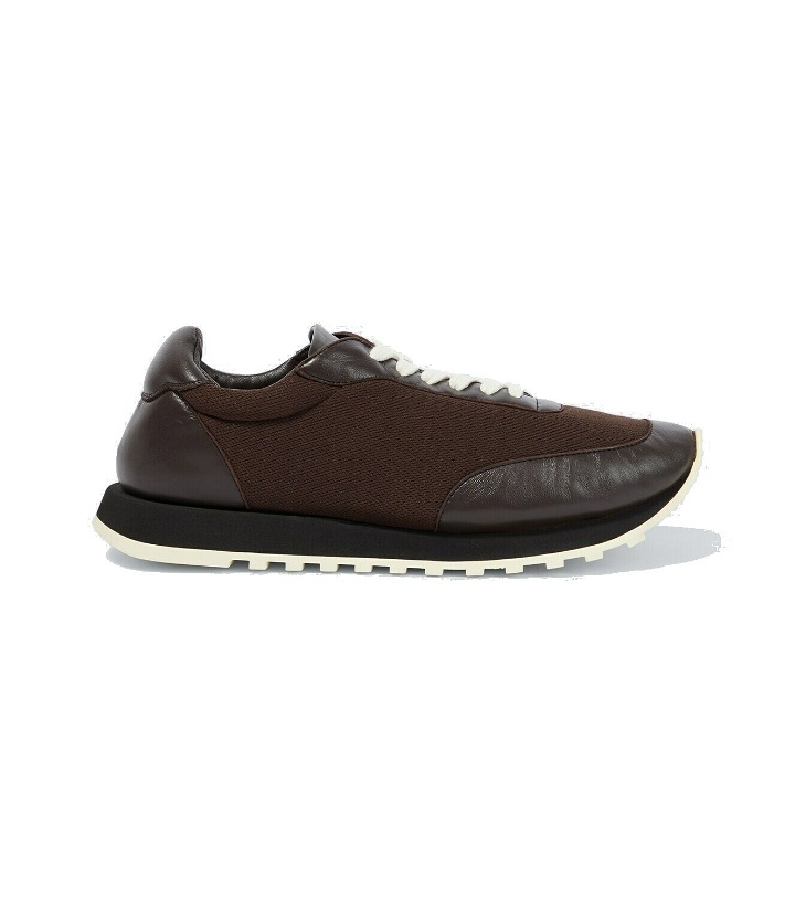 Photo: The Row Owen Runner mesh and leather sneakers