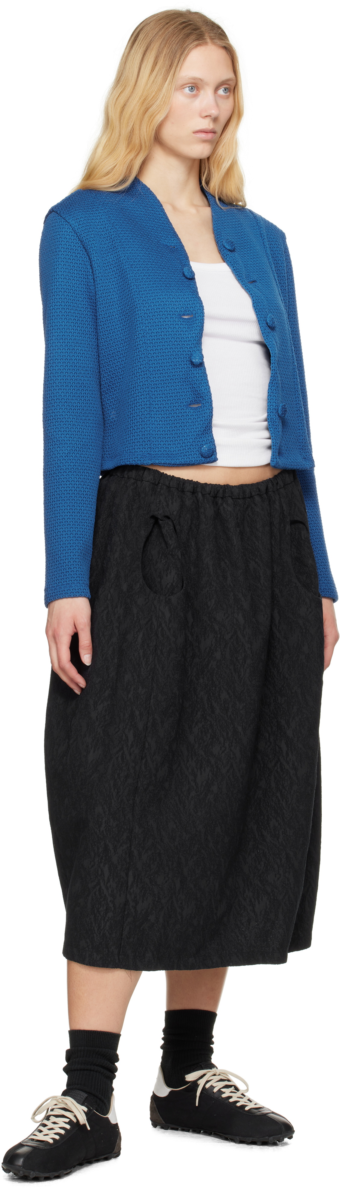 ADER error Black Product. 74 Midi Skirt