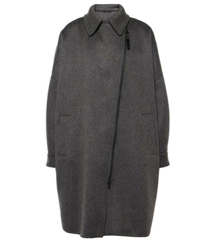 Photo: Brunello Cucinelli Oversized cashmere car coat