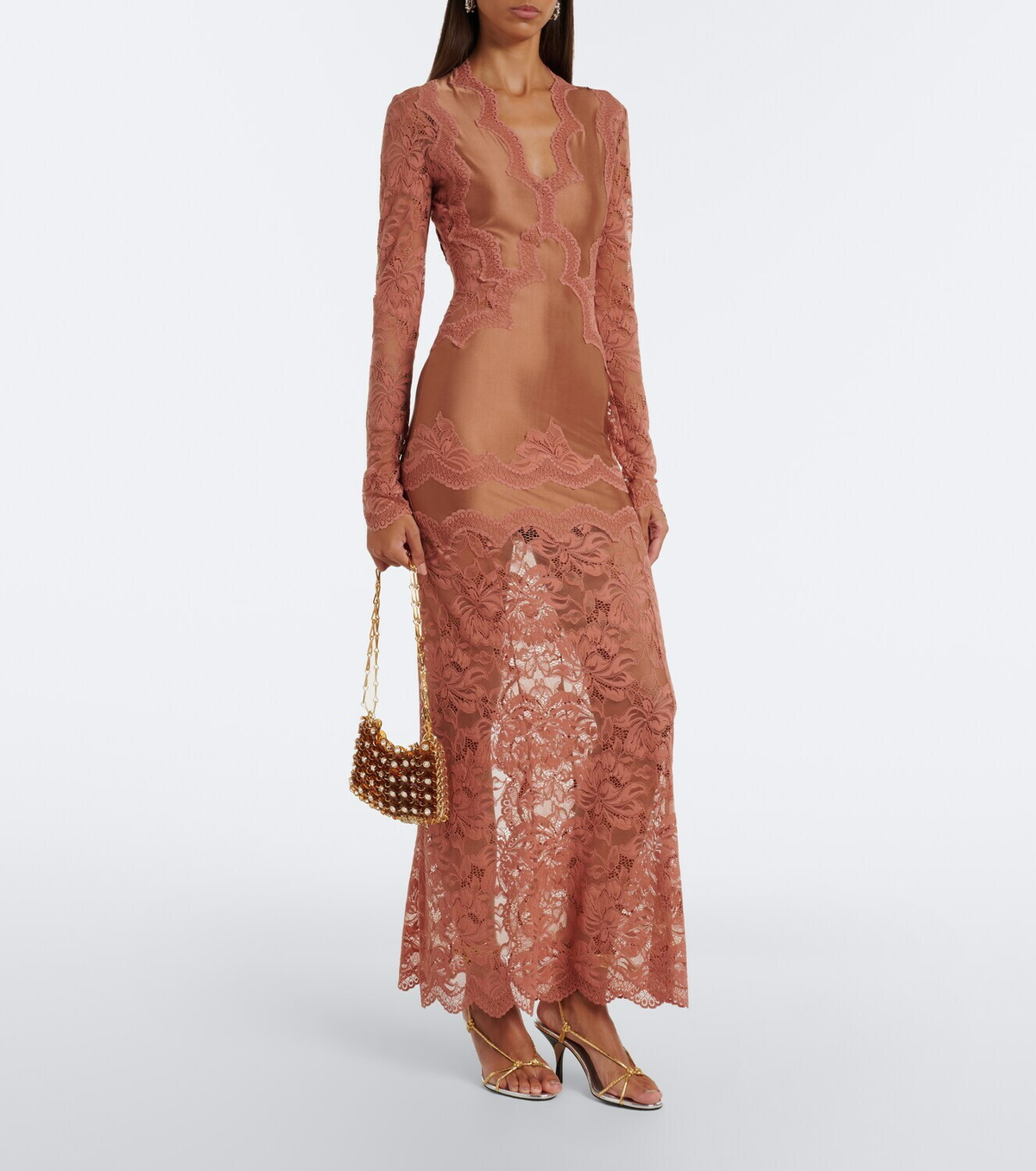 Rabanne 1969 Nano embellished shoulder bag