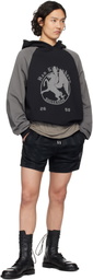 Han Kjobenhavn Black 'Successor' Printed Hoodie