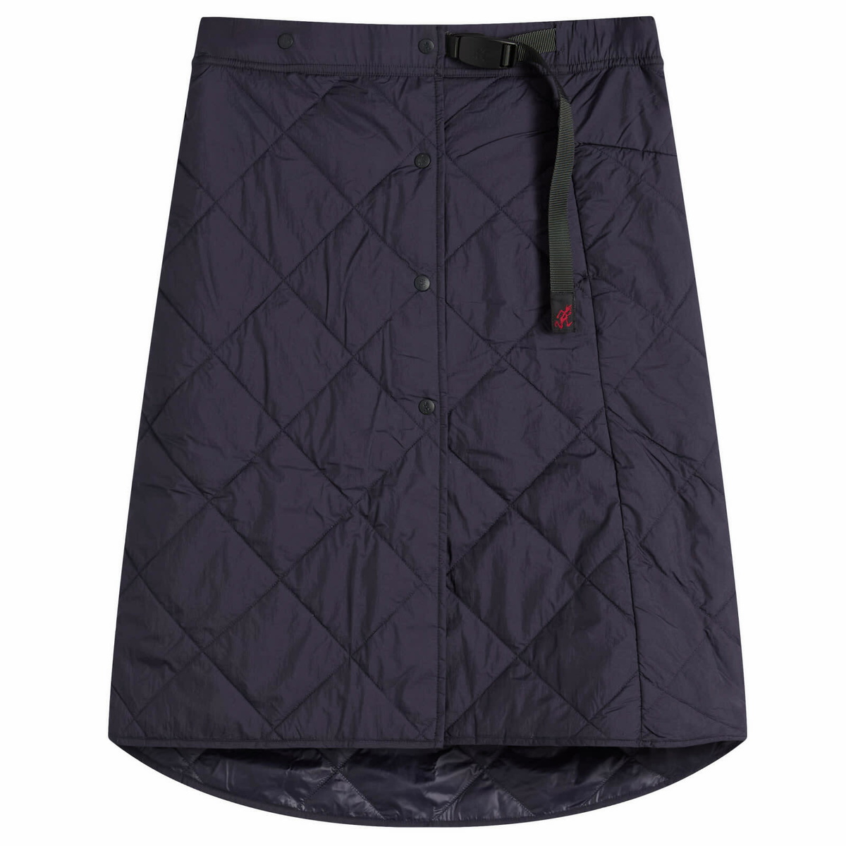 Gramicci Women's Quilted Thermal Midi Skirt in Navy