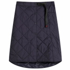 Gramicci Women's Quilted Thermal Midi Skirt in Navy