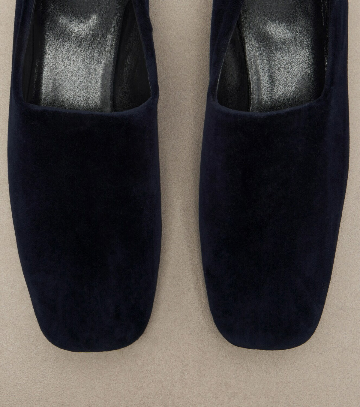 The Row Safi velvet loafers