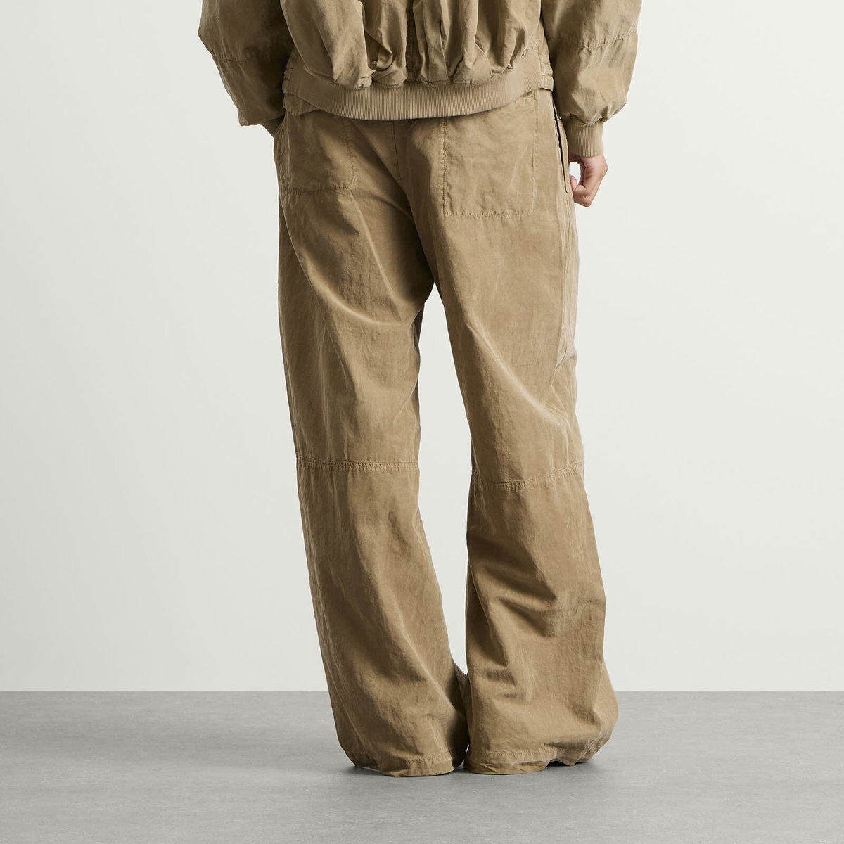YMC Women's Dropout Trousers in Taupe