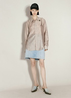 Martine Rose Narrow Front Mini Skirt