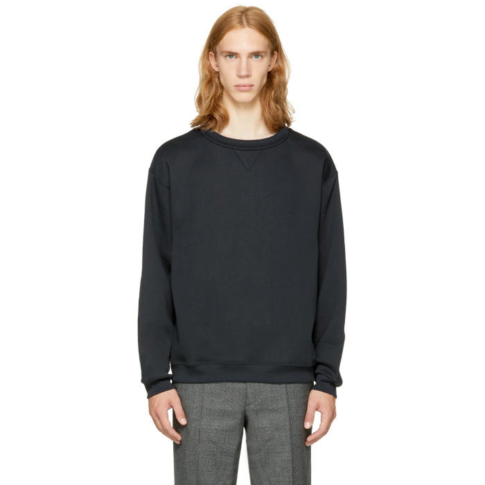 Photo: Acne Studios Navy Fint Sweatshirt 