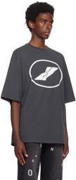 We11done Gray Print T-Shirt