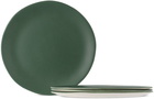 Jars Céramistes Green Maguelone Round L Plate Set