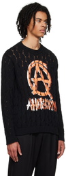 Moschino Black Anarchy Sweater