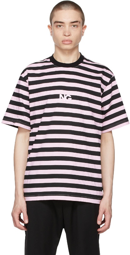 Photo: Noon Goons Black & Pink Stripe Cruiser T-Shirt