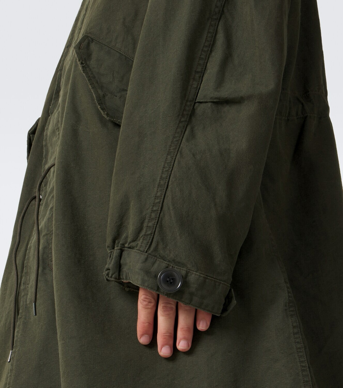 A.Presse Wool and cotton parka