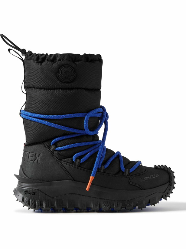 Photo: Moncler - Trailgrip Après Rubber-Trimmed GORE-TEX® Ripstop Boots - Black