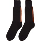 Comme des Garcons Homme Black Striped Socks
