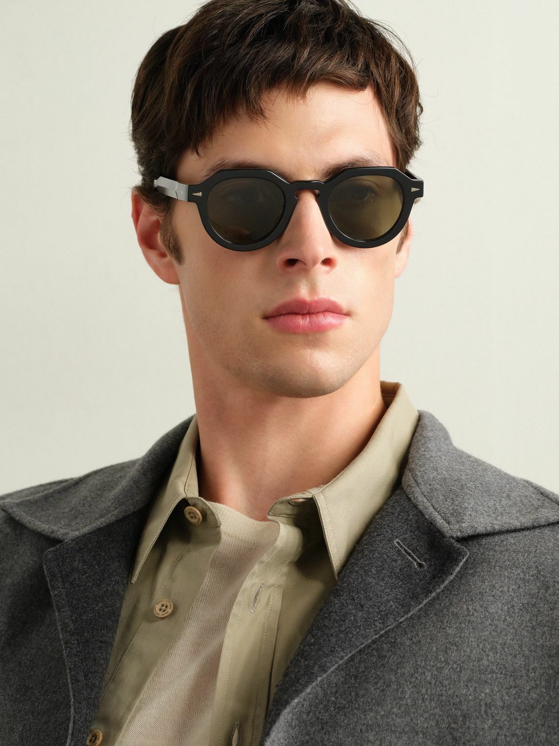 AHLEM - Grenelle Round-Frame Acetate Sunglasses
