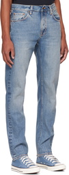 Nudie Jeans Blue Gritty Jackson Jeans