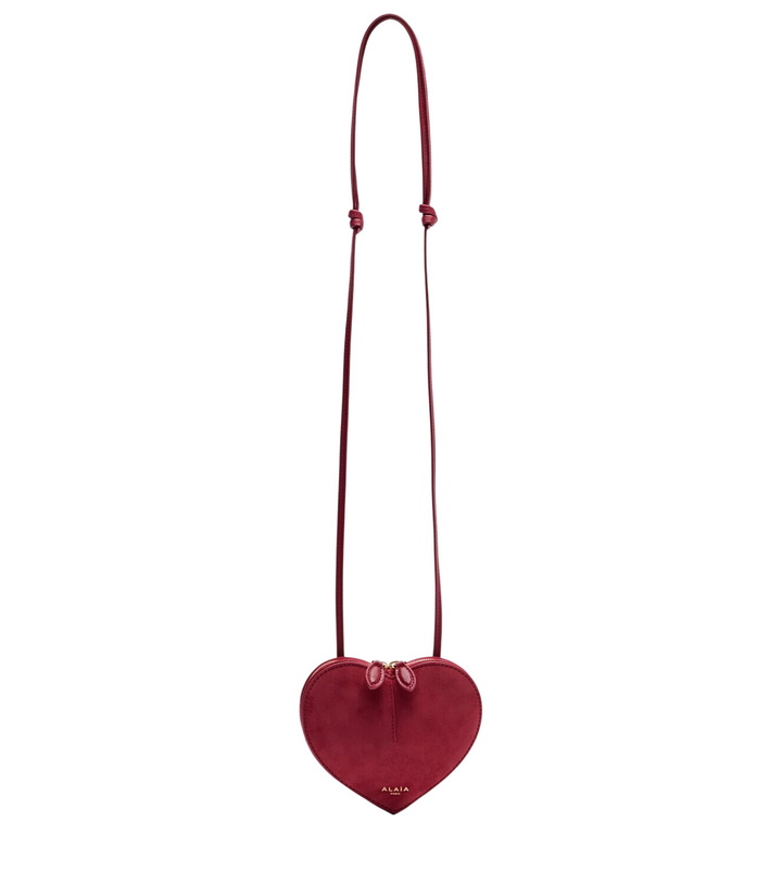 Photo: Alaïa Le Cœur suede shoulder bag