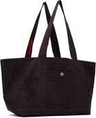 Small Talk Studio Purple Hand Drawn Utility Tote