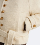 Xu Zhi Belted wool and alpaca-blend jacket