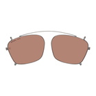 Dita Gunmetal 405 Clip Sunglasses