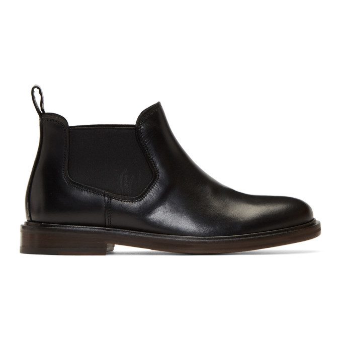 A.P.C. Black Joelle Chelsea Boots