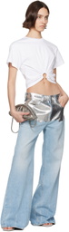 Rabanne Blue & Silver Baggy Jeans