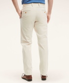 Brooks Brothers Men's Clark Straight-Fit Stretch Supima Cotton Poplin Chino Pants | Natural