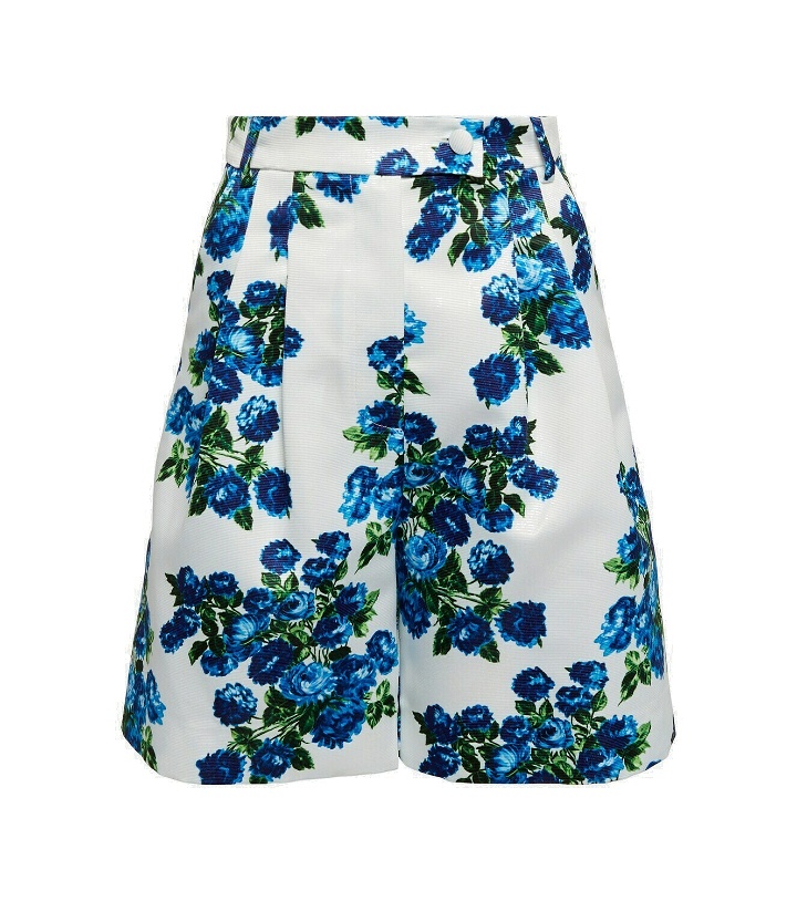 Photo: Emilia Wickstead Elliotta floral high-rise shorts