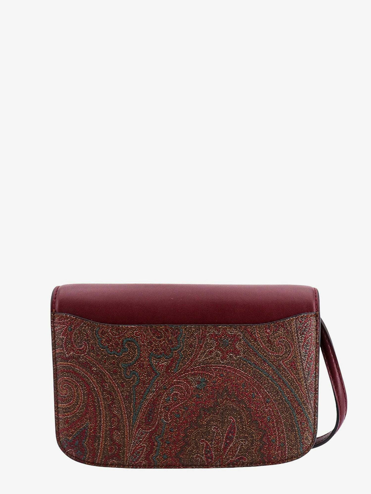 Sac Bandoulière ETRO En Toile Rouge - Occasion - Marque Luxe Italienne - Style Bandoulière Femme