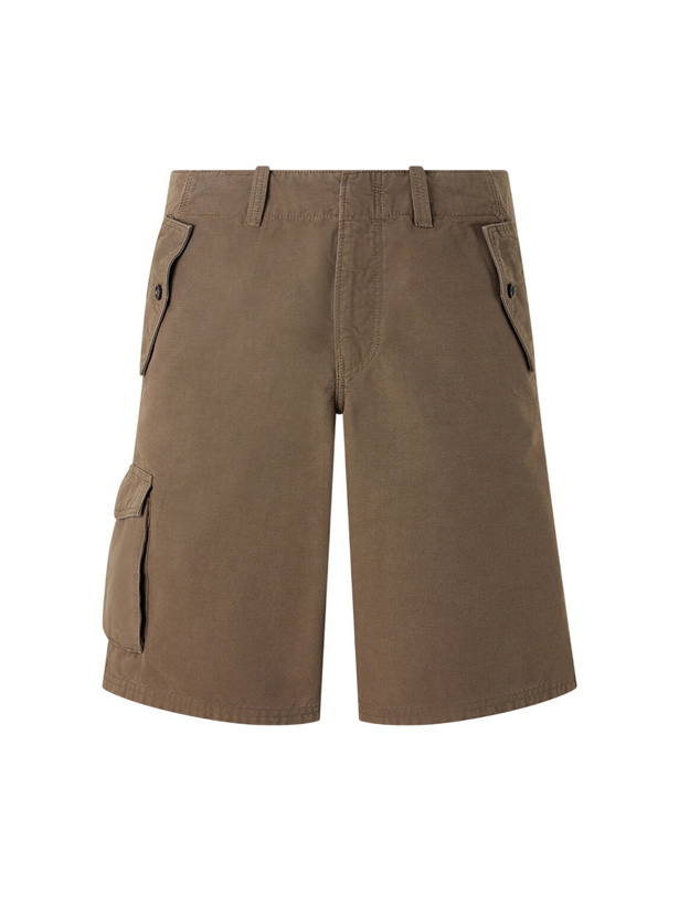 Photo: Jeanerica - Monti Straight-Leg Cotton Shorts - Brown