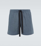 Commas Lounge linen shorts