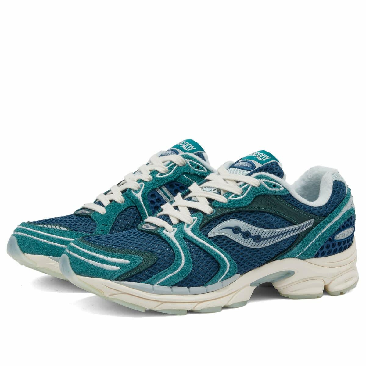 END. x Saucony Triumph 4 ‘Nessie’ in Blue/Teal