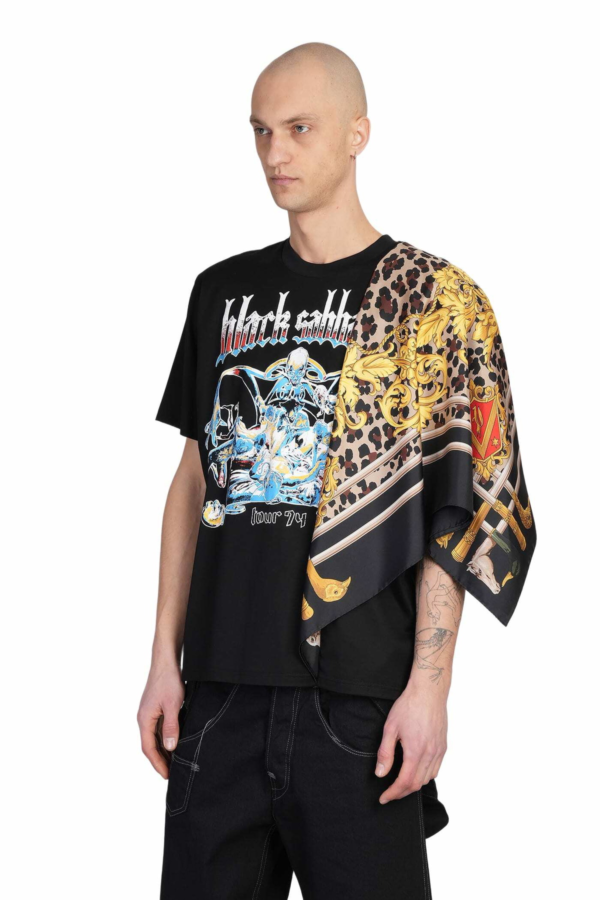 Junya Watanabe T-shirt In Black Cotton Junya Watanabe