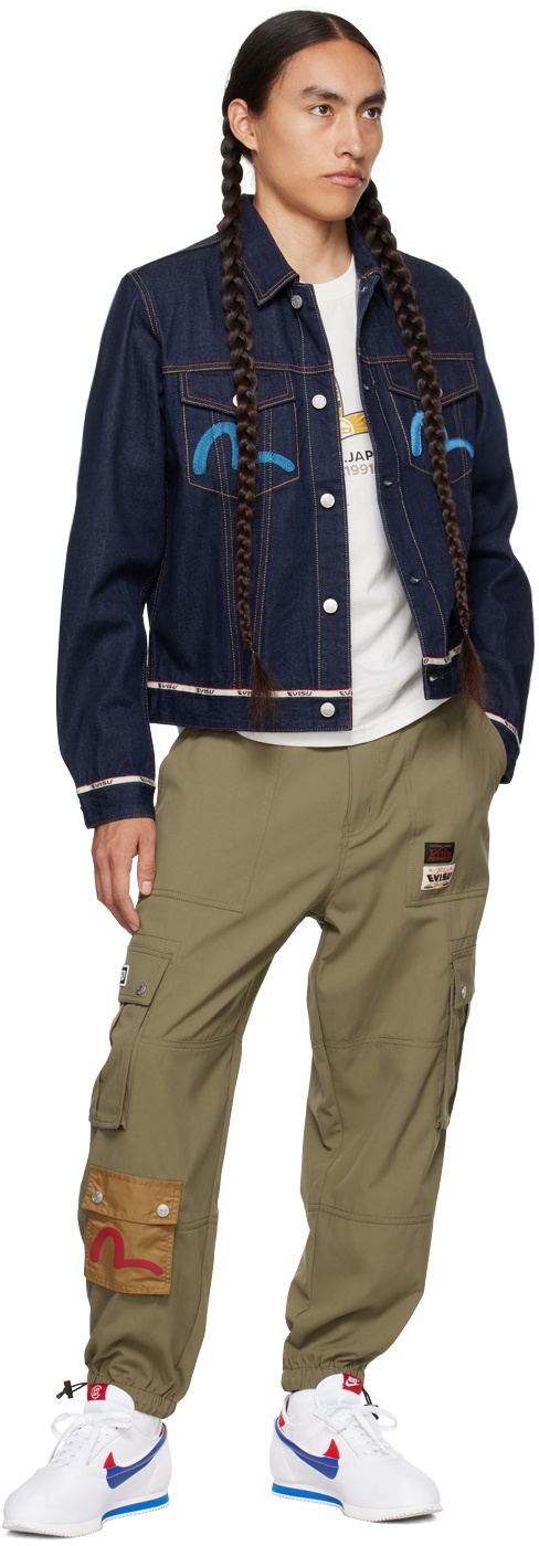 Evisu Navy Seagull & Eagle Denim Jacket