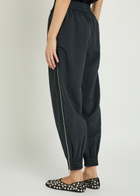 3.1 Phillip Lim Ripstop Zip-sides Shell Sweatpants Black