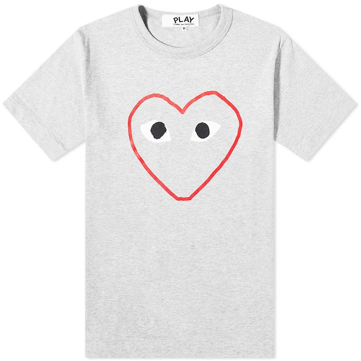 Photo: Comme des Garcons Play Outline Heart Tee