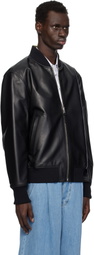 MACKAGE Black & Khaki Easton-SA Reversible Leather Jacket