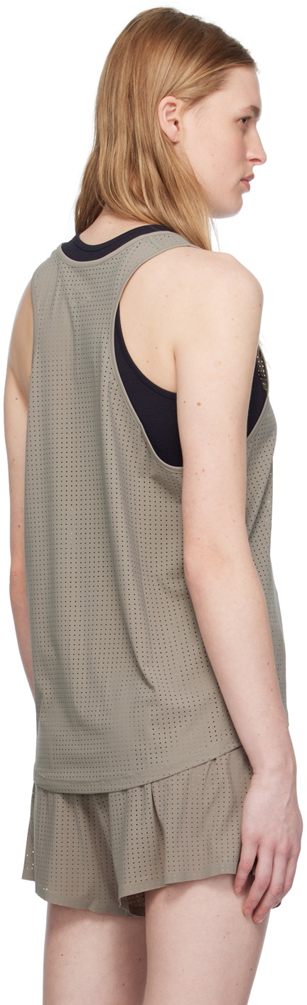 Satisfy Green Perforated Tank Top