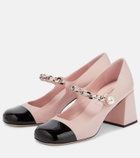 Miu Miu Mary Jane leather pumps