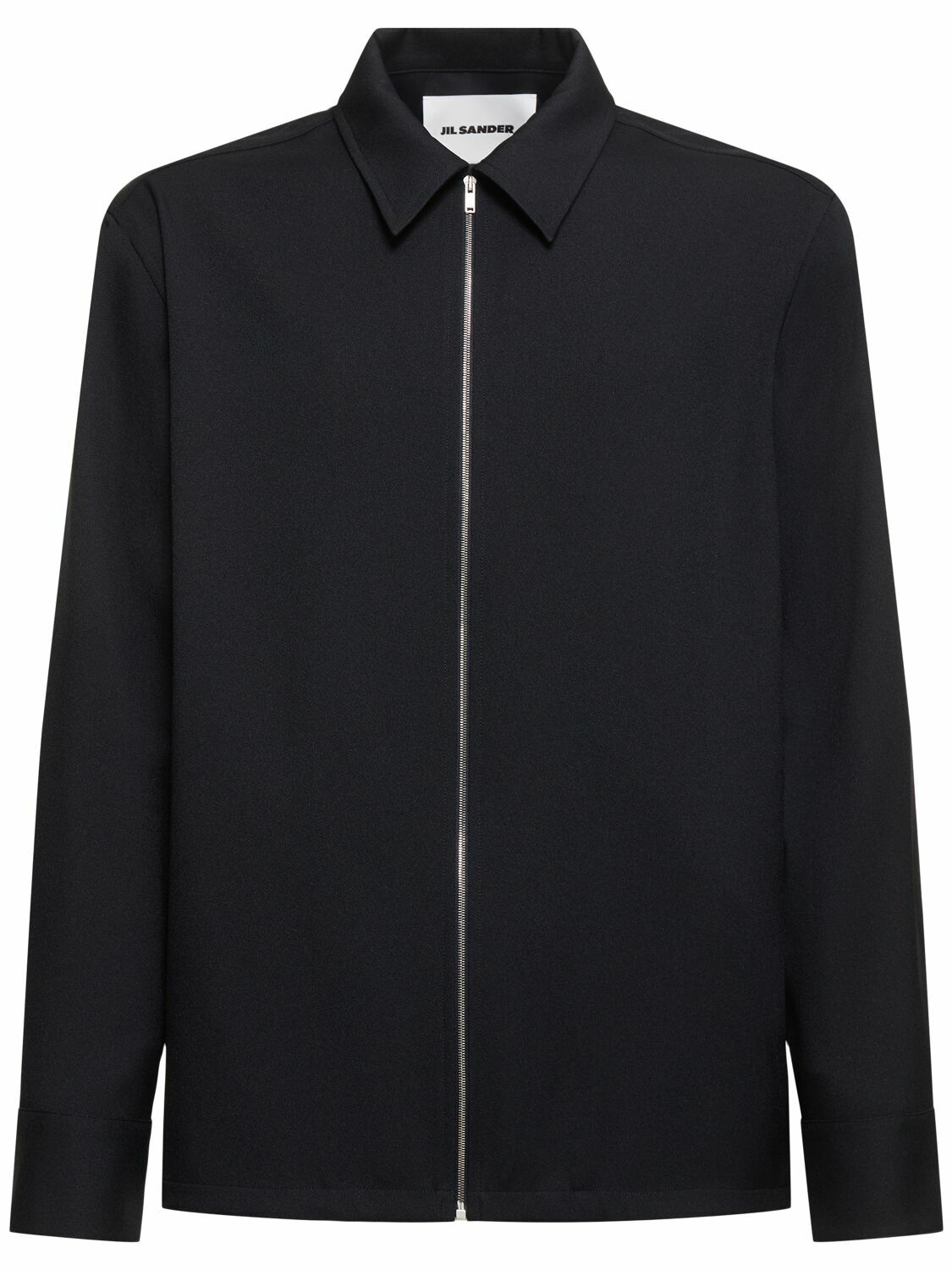 Jil Sander Jil Sander Black zipped shirt jacket main image 1
