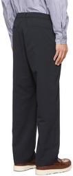 Nanamica Black ALPHADRY Wide Easy Pants