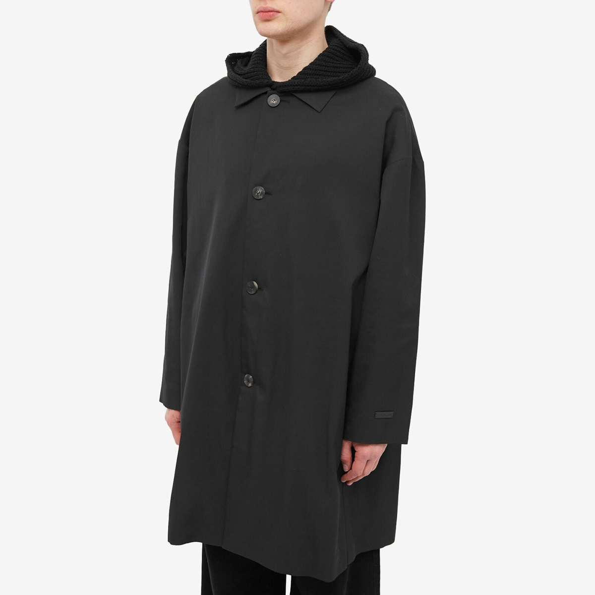 Fear Of God Men's Eternal Wool Nylon Car Coat in Black