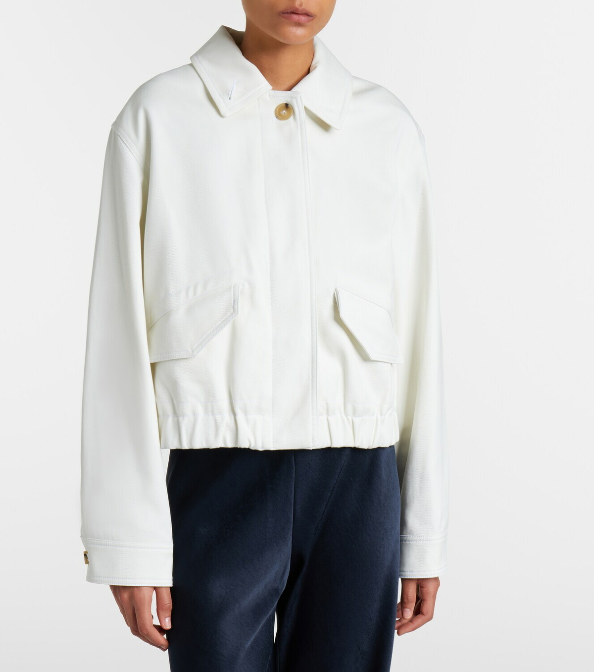 Vince Cotton twill blouson jacket