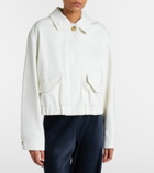 Vince Cotton twill blouson jacket